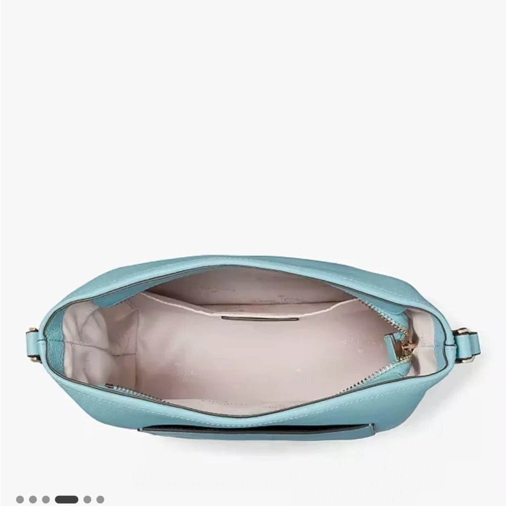 NWT Kate Spade Pebble Blue Elsie Bucket Bag